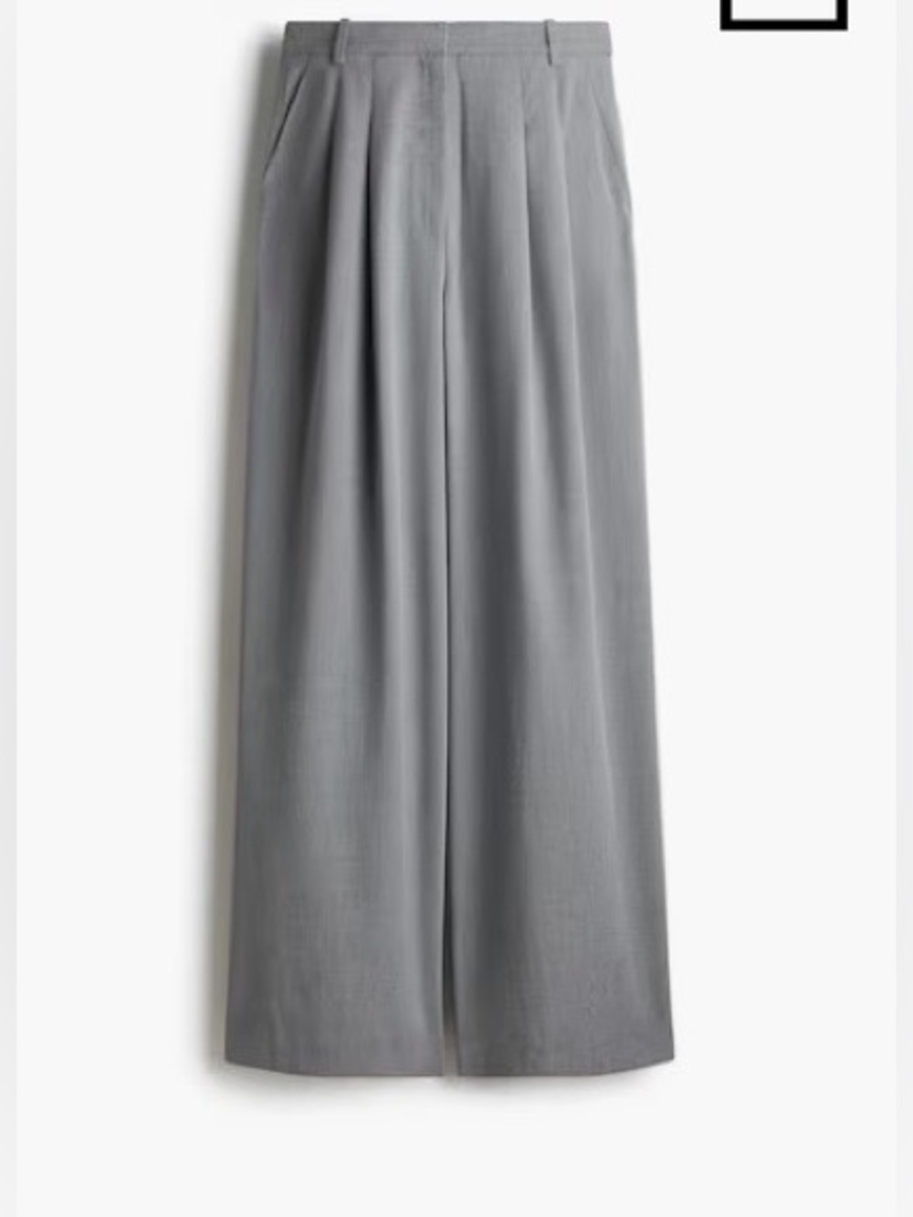 H&M Light Gray Wide-Leg Pants